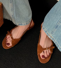 Casual Design Sense SLIP-ON Back Strap Open Toe Slippers
