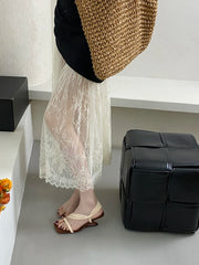Classic Designer Evening Party With Platforms Wedges Heel Slippers