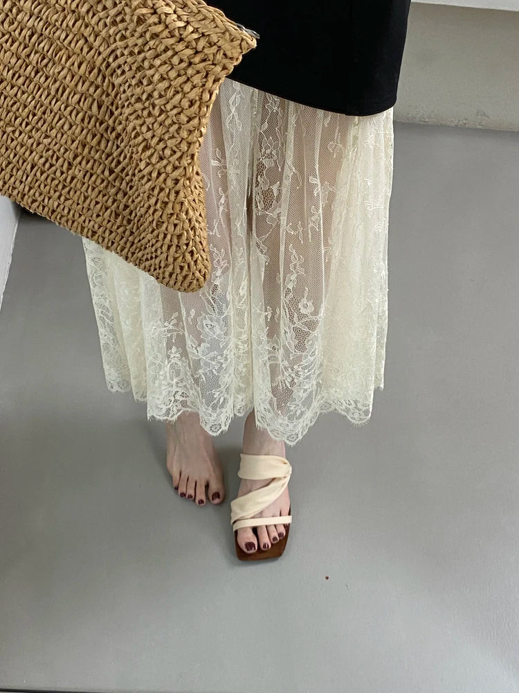 Classic Designer Evening Party With Platforms Wedges Heel Slippers