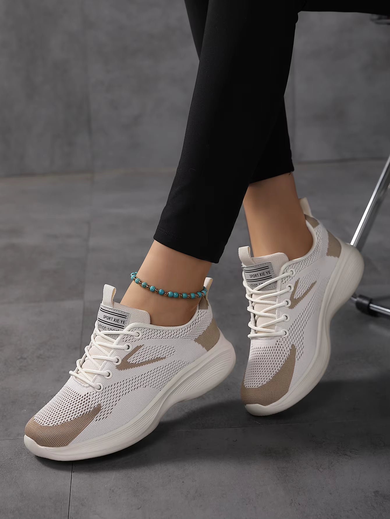 Casual Elevated Inner Leather Thick Sole Sports Sneakers Tennis Flat Shoes