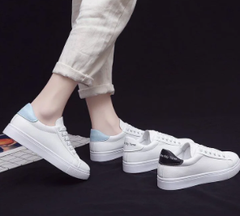 Casual Fashion Breathble Pu Leather Platform Lace Up Shoes