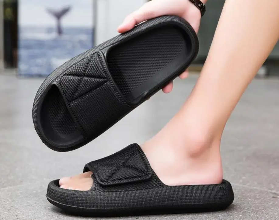 Casual Flip-Flop Adjustable Beach Style Couples Outer Wear Thick-Soled Slippers