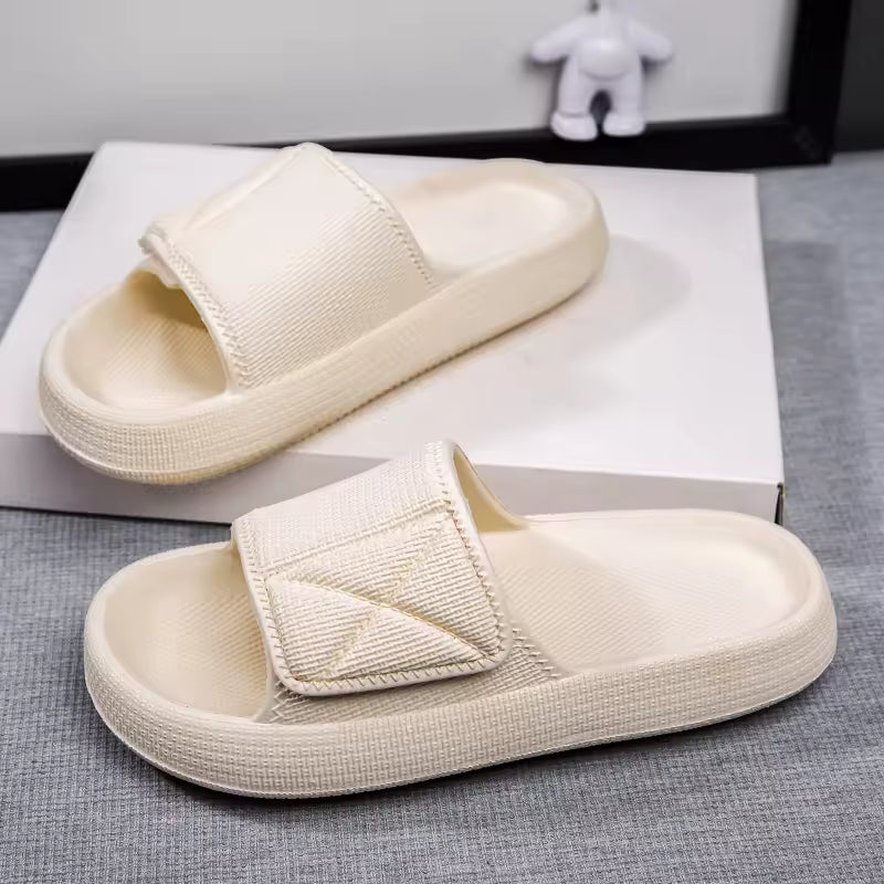 Casual Flip-Flop Adjustable Beach Style Couples Outer Wear Thick-Soled Slippers