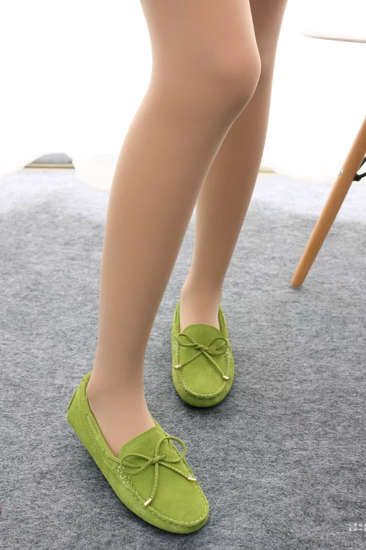 Casual Genuine Leather SLIP-ON Flats Shoes