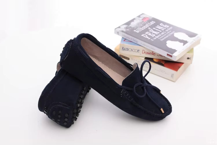 Casual Genuine Leather SLIP-ON Flats Shoes