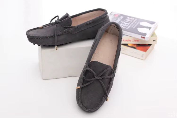 Casual Genuine Leather SLIP-ON Flats Shoes