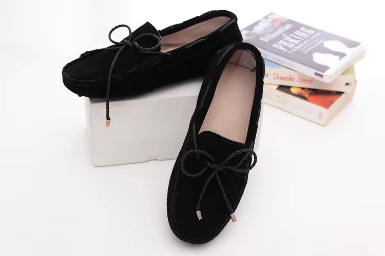 Casual Genuine Leather SLIP-ON Flats Shoes