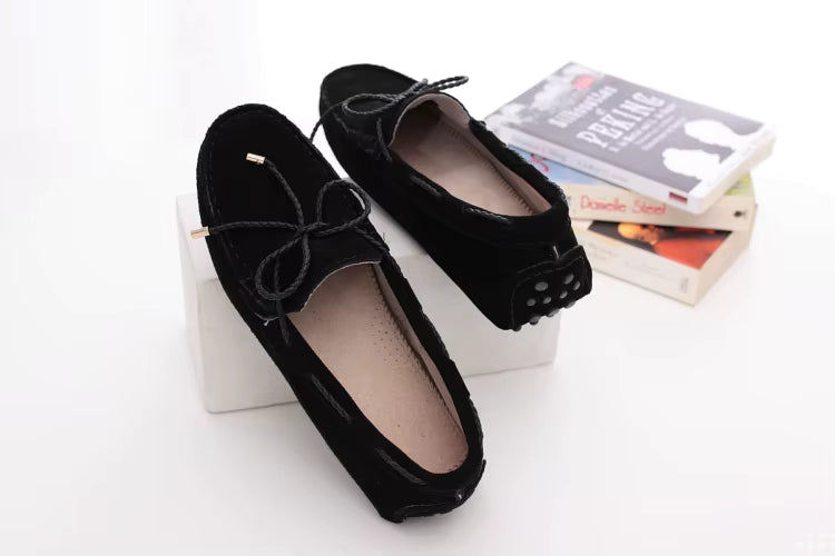Casual Genuine Leather SLIP-ON Flats Shoes