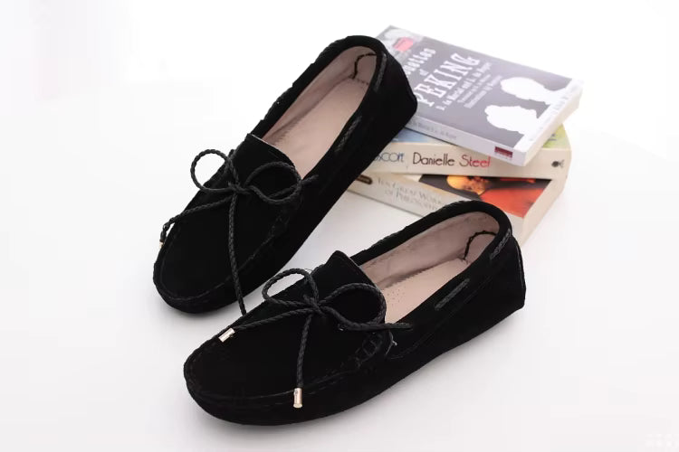 Casual Genuine Leather SLIP-ON Flats Shoes