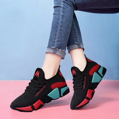 Casual Lace Up Breathable Sports Platform Sneakers Shoes