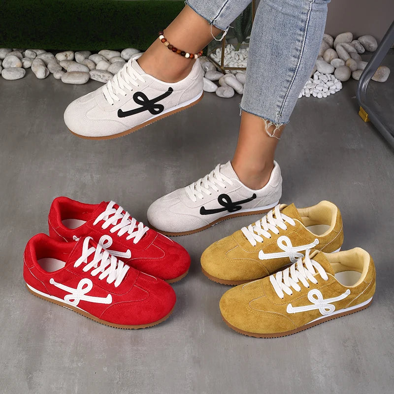 Casual Lace-Up Light Walking Leisure Beautiful Outdoor Shoes