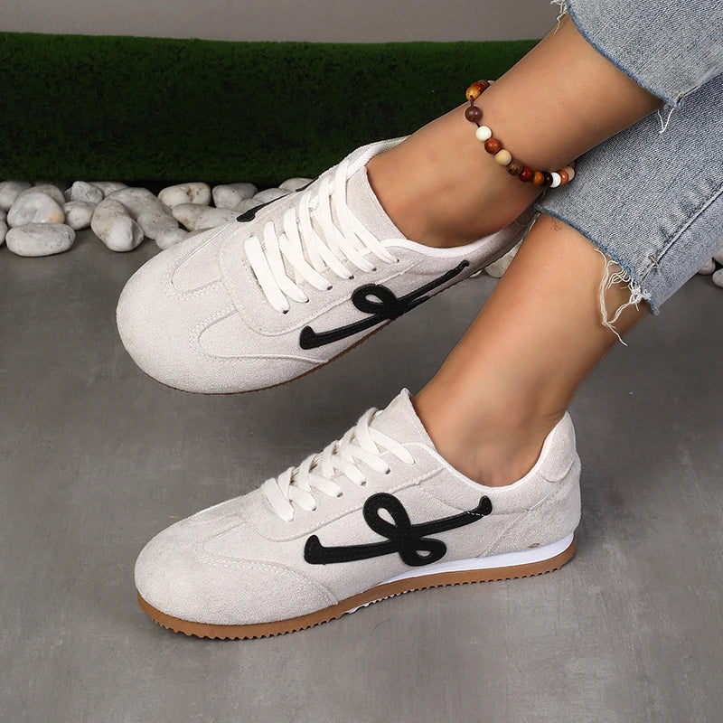 Casual Lace-Up Light Walking Leisure Beautiful Outdoor Shoes