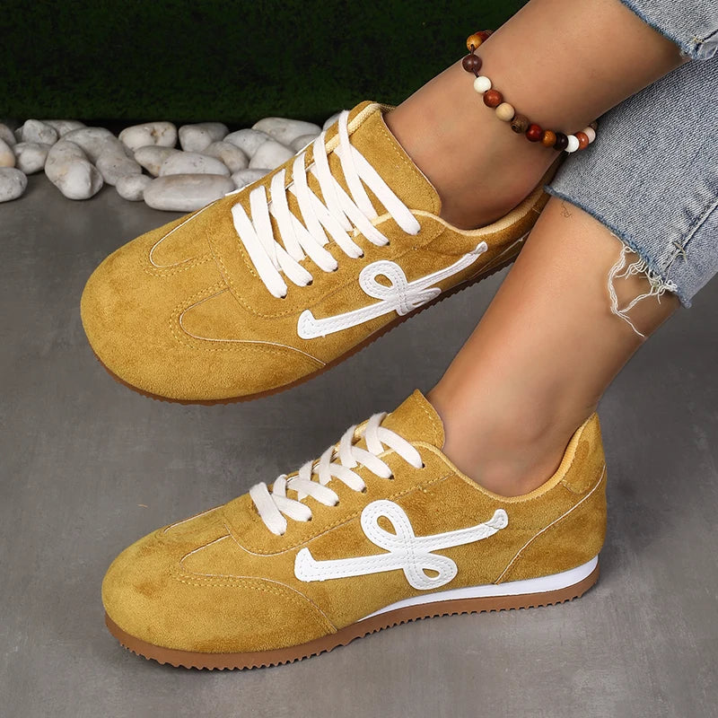 Casual Lace-Up Light Walking Leisure Beautiful Outdoor Shoes
