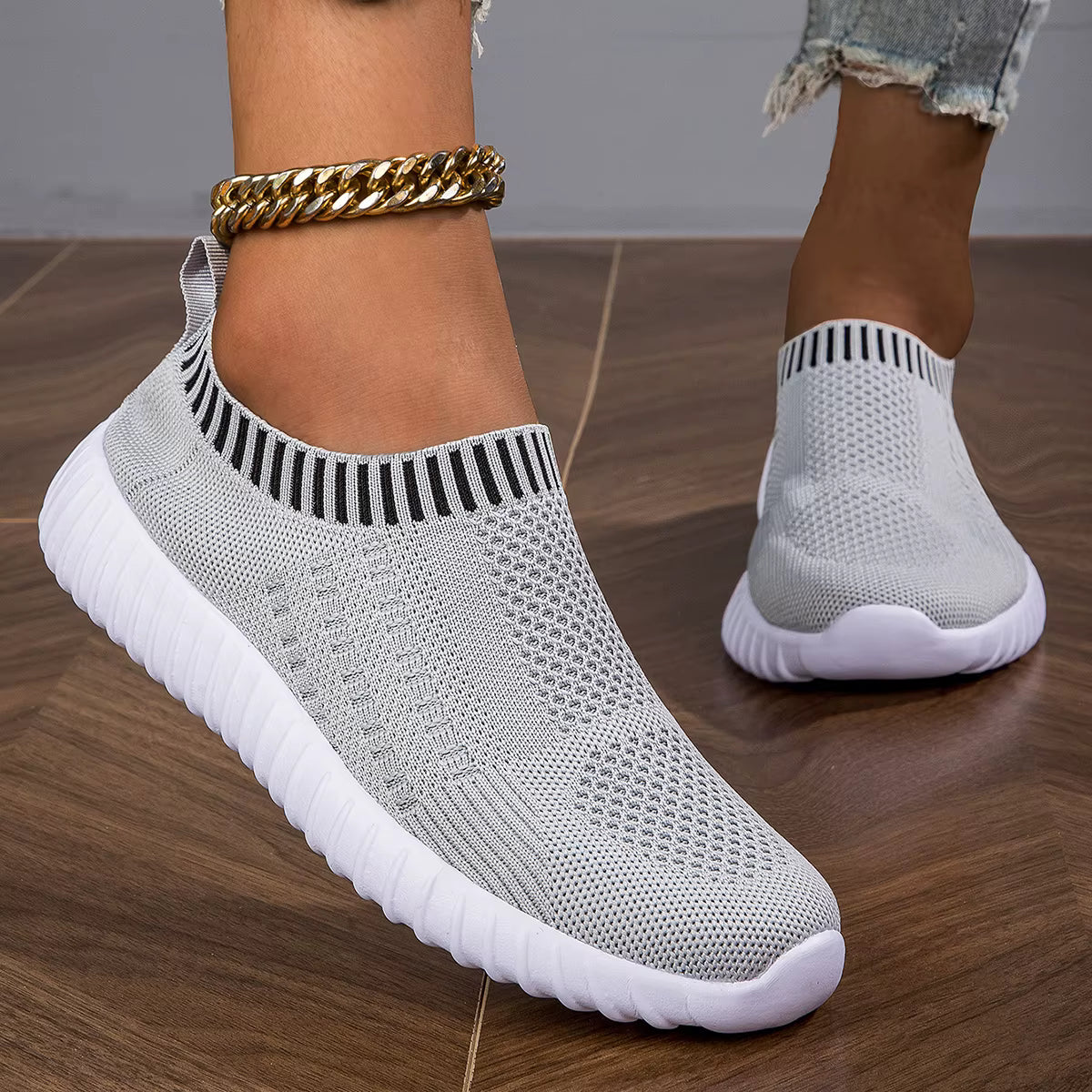 Casual Lace Up Lightweight Mesh Low Outdoor Shoes