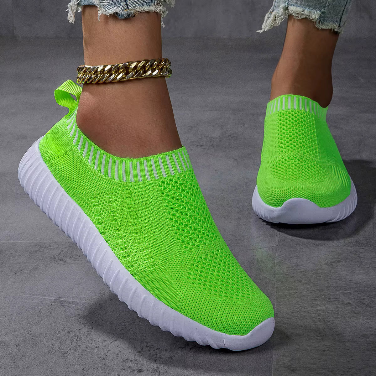 Casual Lace Up Lightweight Mesh Low Outdoor Shoes