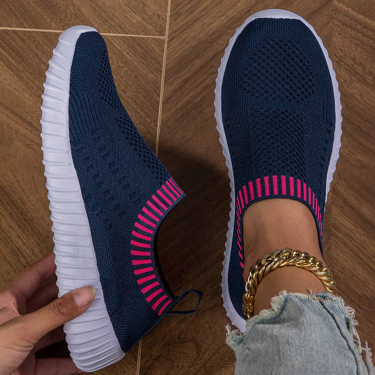 Casual Lace Up Lightweight Mesh Low Outdoor Shoes