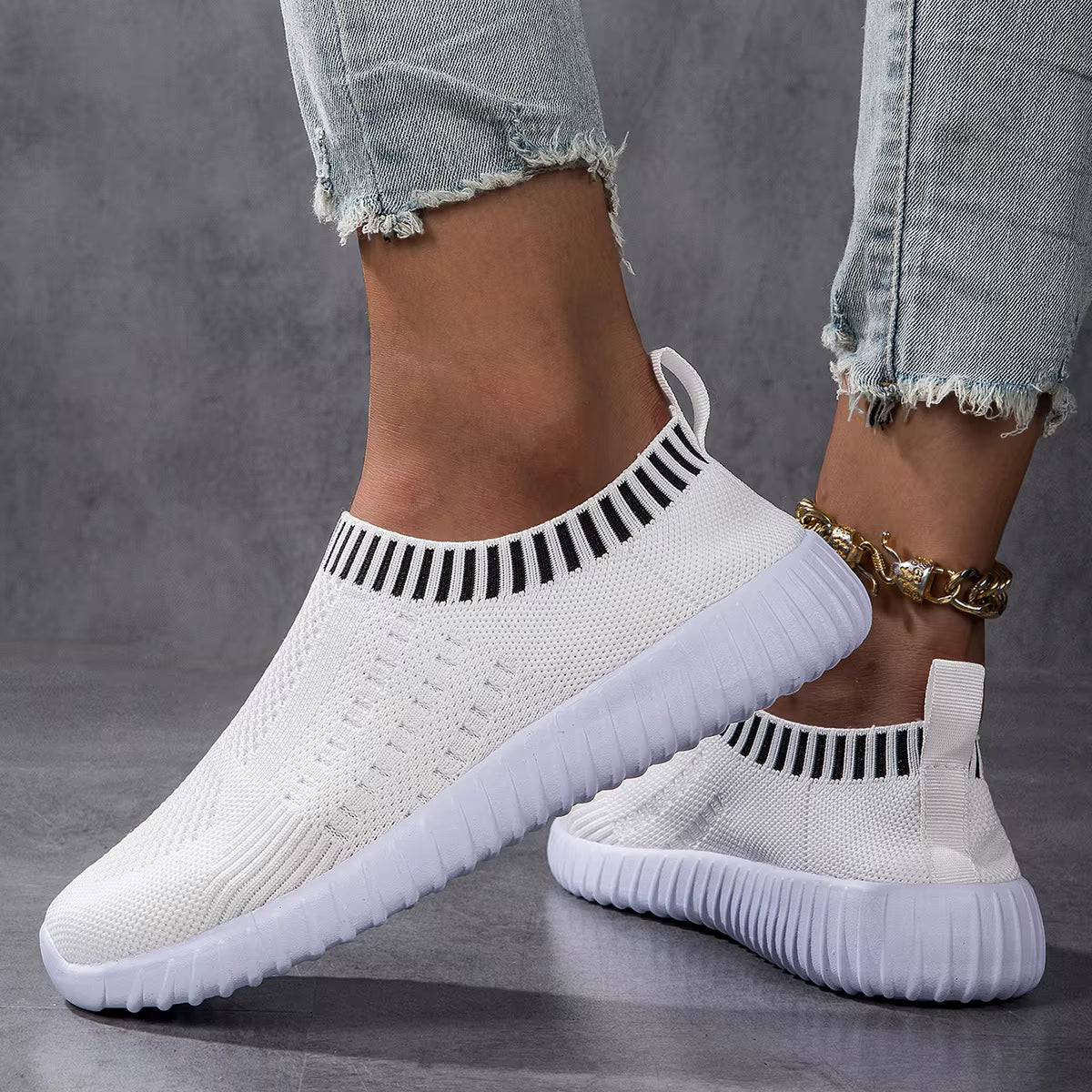 Casual Lace Up Lightweight Mesh Low Outdoor Shoes