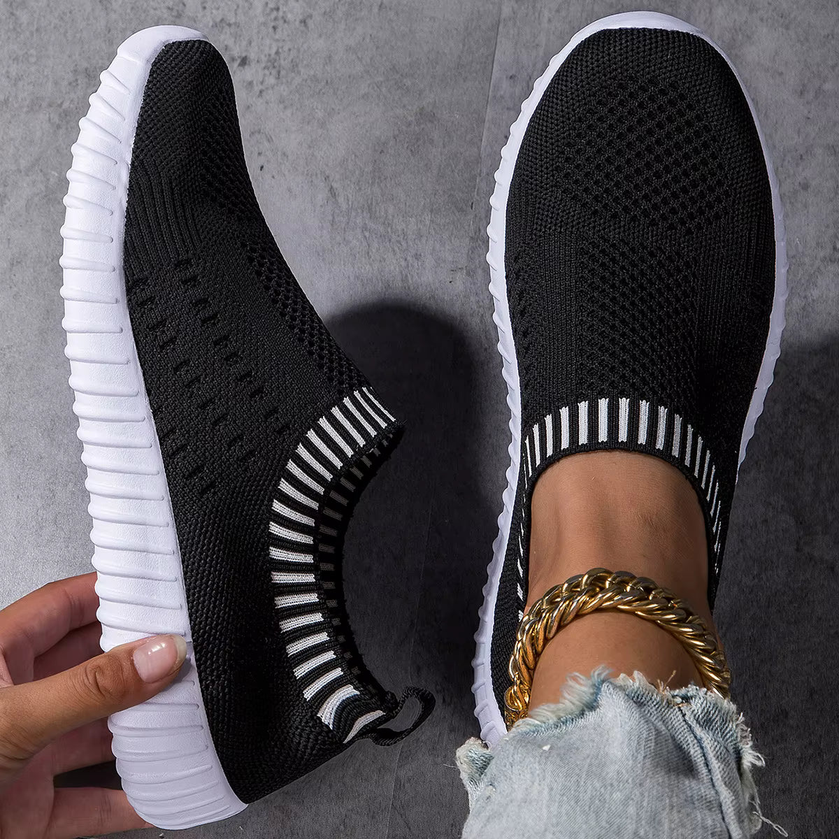 Casual Lace Up Lightweight Mesh Low Outdoor Shoes