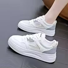 Casual Leather Waterproof All-Match Sports Style Soft Soled Shoes