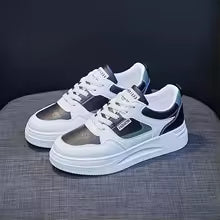 Casual Leather Waterproof All-Match Sports Style Soft Soled Shoes