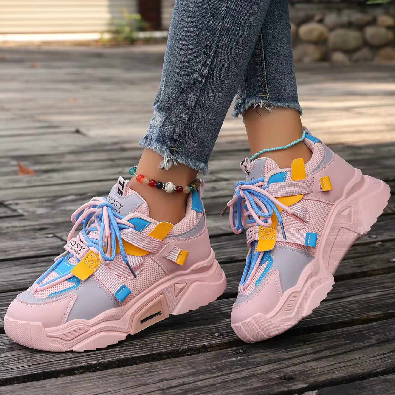Casual Lightweight Mesh Breathable Versatile Outdoor Vulcanize Shoes