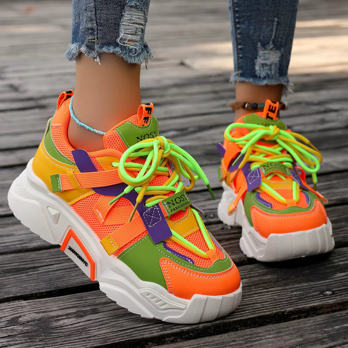 Casual Lightweight Mesh Breathable Versatile Outdoor Vulcanize Shoes