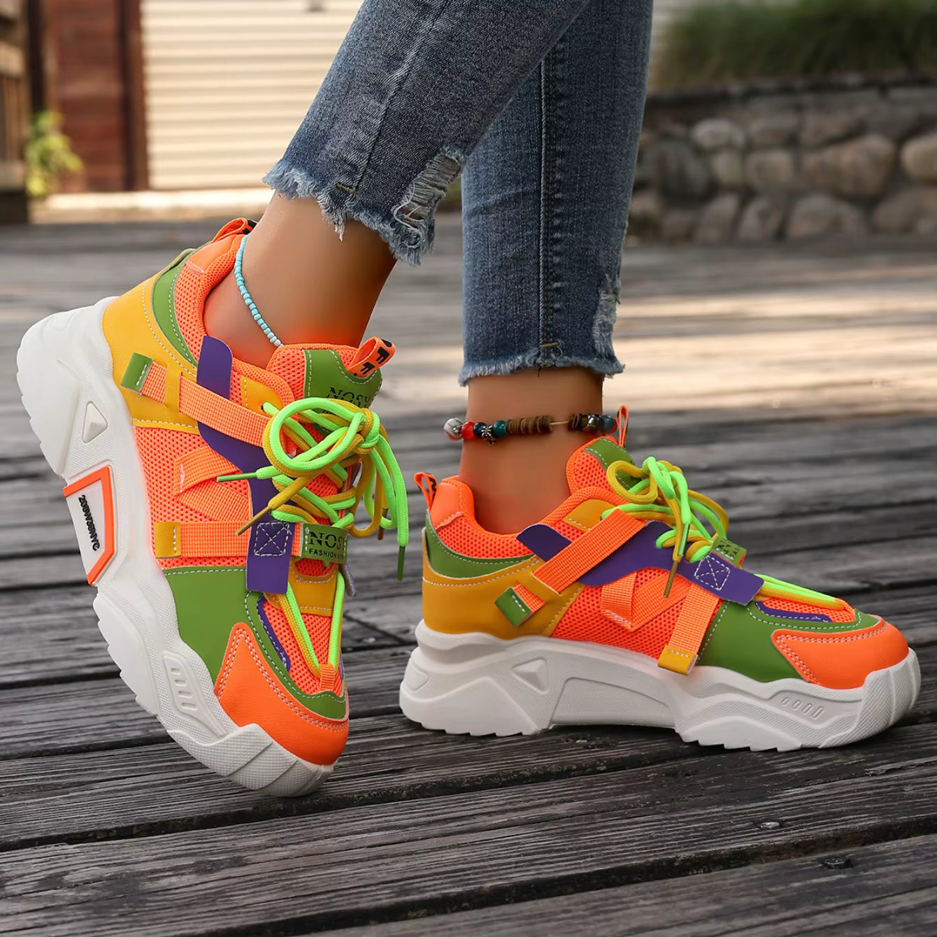 Casual Lightweight Mesh Breathable Versatile Outdoor Vulcanize Shoes