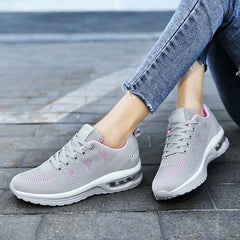 Casual Mesh Lace Up Breathable Thickening Extra High Running Shoes