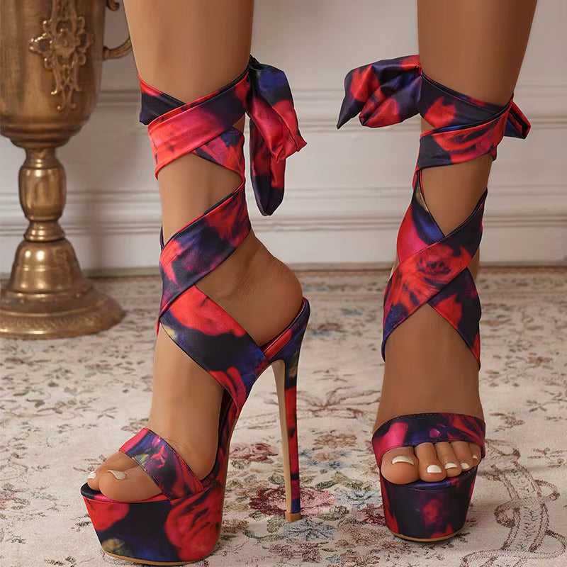 Casual Open Toe Banquet Stripper Pole Platform Sandals