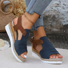 Casual Platform Back Strap Designer Wedges Sandals