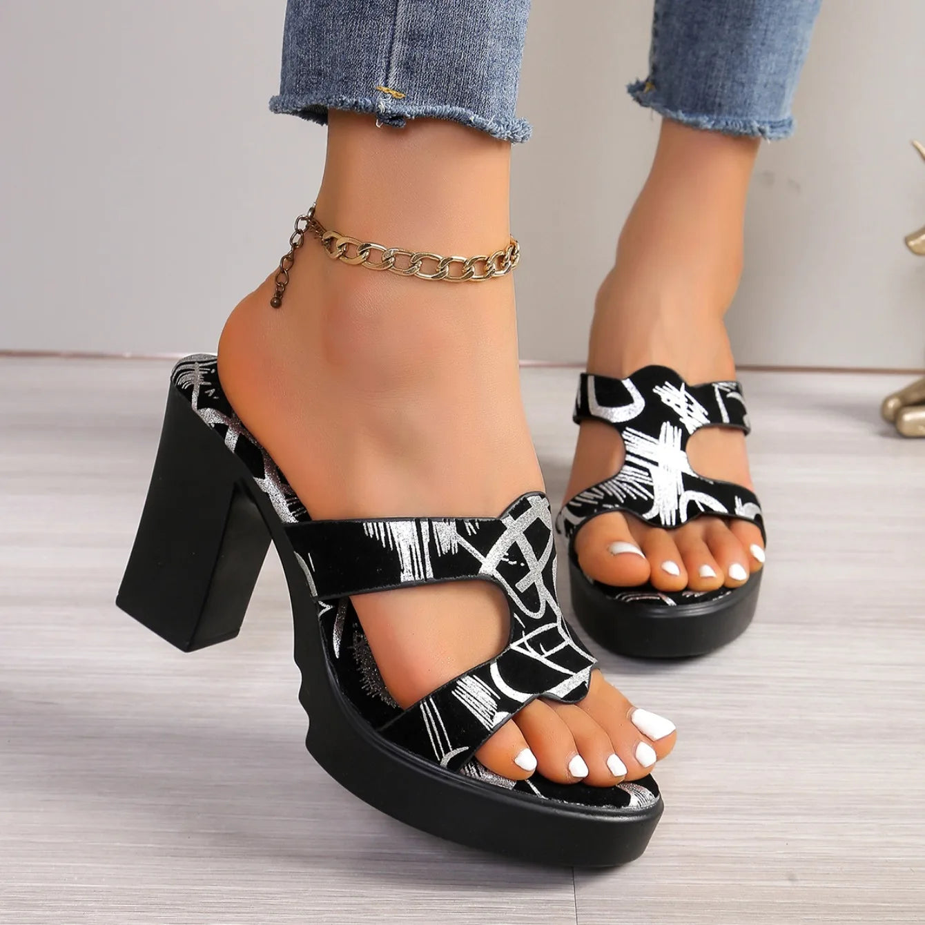 Casual Platform Fashion Back Strap Simple Wedge Sandals