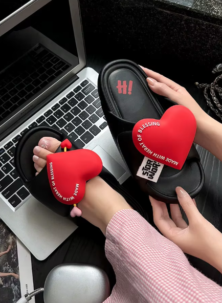 Casual Platform Love Indoor Cloud Outside Slide Slipper