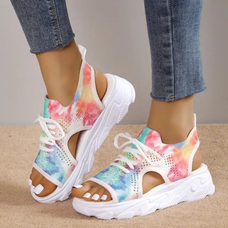 Casual Platform Thick-Soled Open Toe Beach Style Large Size Sports Sandals