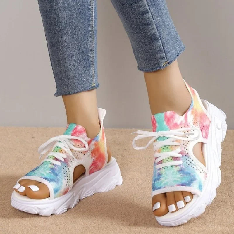 Casual Platform Thick-Soled Open Toe Beach Style Large Size Sports Sandals