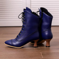 Casual Pointed Toe High Heel Shoes Strange Steampunk Boot