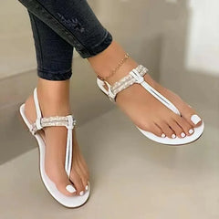 Casual Shallow Rubber Beach Style Outdoor Flips Flops Sandals