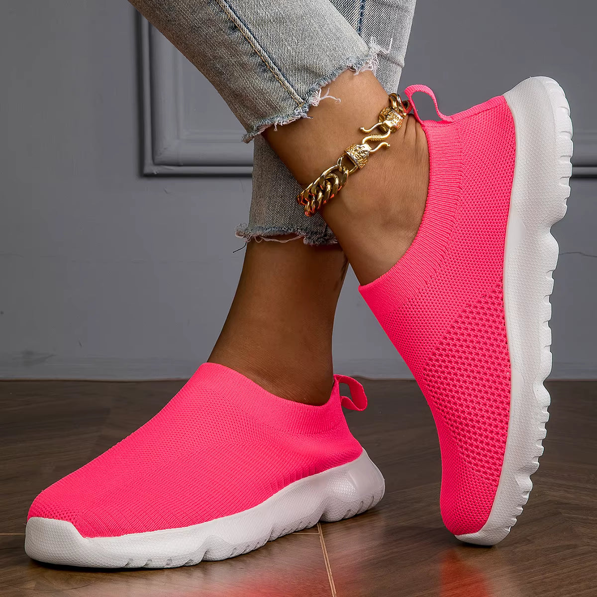 Casual Slip On Flats Loafers Walking Shoes