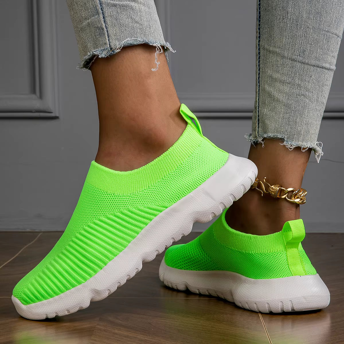 Casual Slip On Flats Loafers Walking Shoes