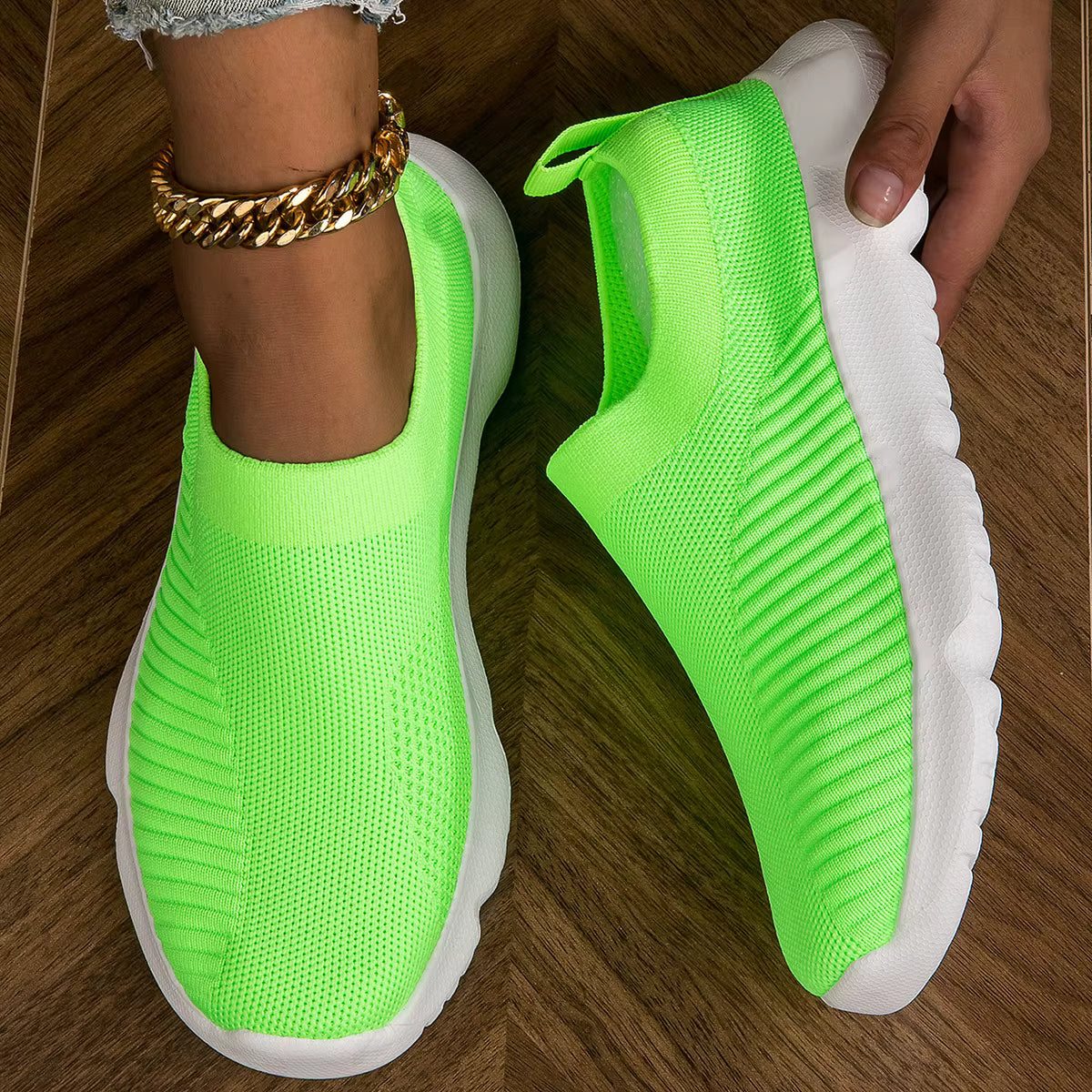 Casual Slip On Flats Loafers Walking Shoes