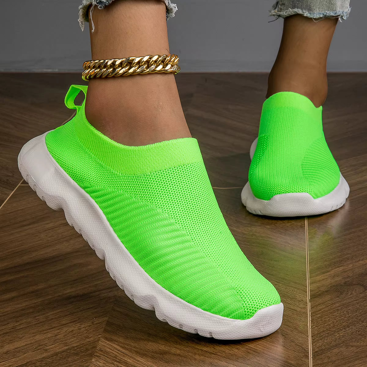 Casual Slip On Flats Loafers Walking Shoes