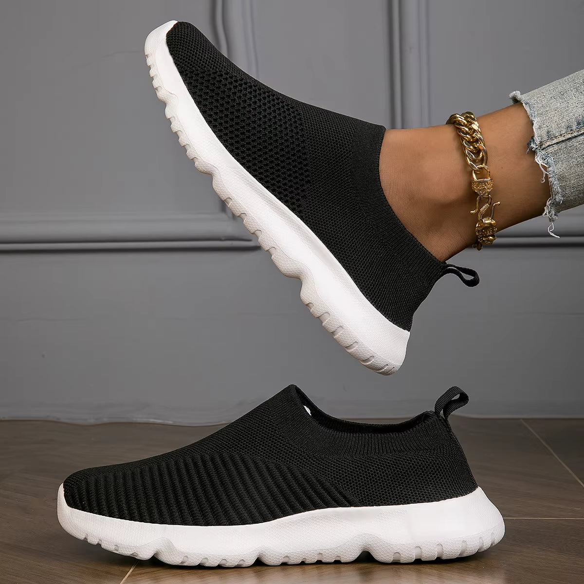 Casual Slip On Flats Loafers Walking Shoes