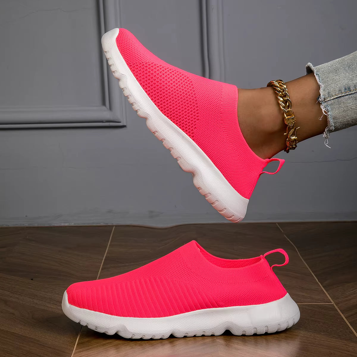 Casual Slip On Flats Loafers Walking Shoes