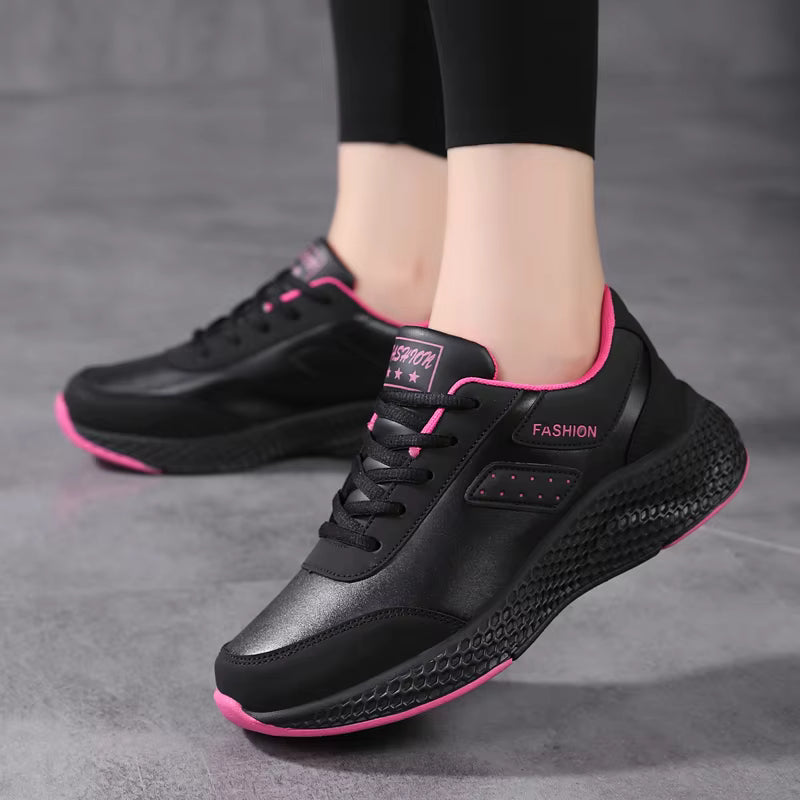 Casual Sneakers Lace Up Flats Lightweight Anti-slip Running Outdoor Sports