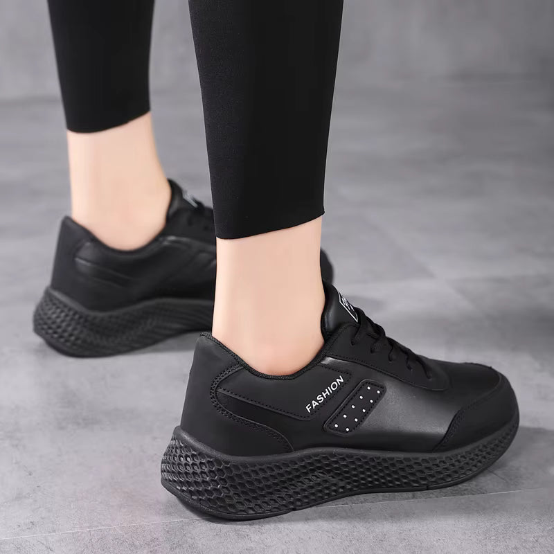 Casual Sneakers Lace Up Flats Lightweight Anti-slip Running Outdoor Sports