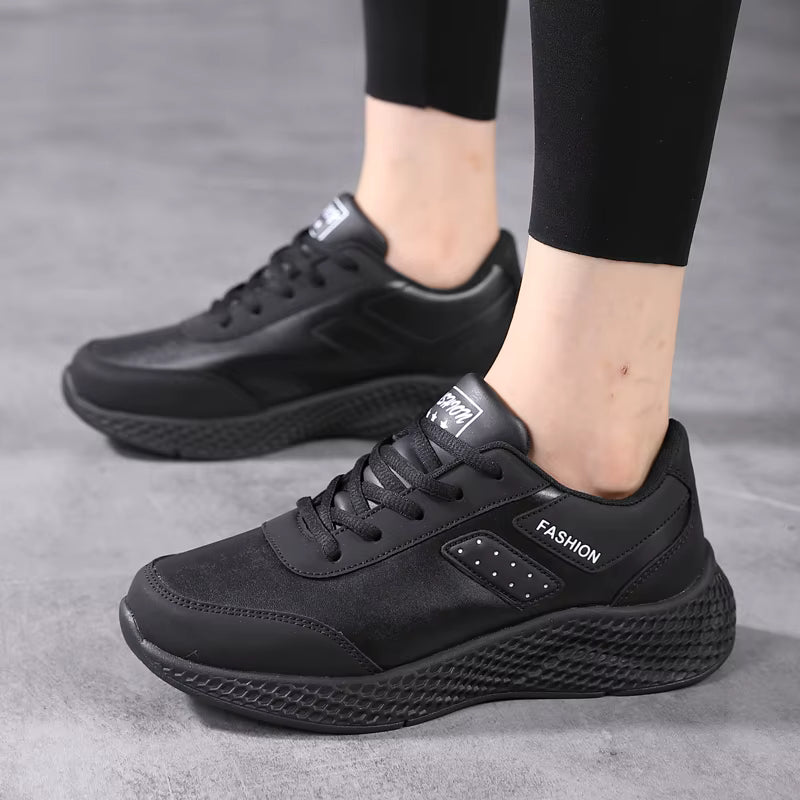 Casual Sneakers Lace Up Flats Lightweight Anti-slip Running Outdoor Sports