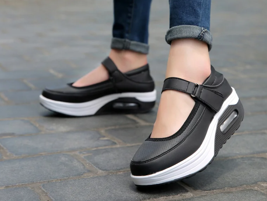 Casual Soft-Soled Breathable Thick-Soled Non-Slip Non-Tiring Feet Shoes