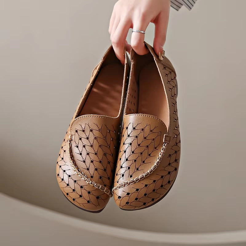 Casual Solid Non-slip Flats Walking Designer Shoes