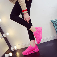 Casual Solid Round toe Lace Up Platform Office Chunky shoes