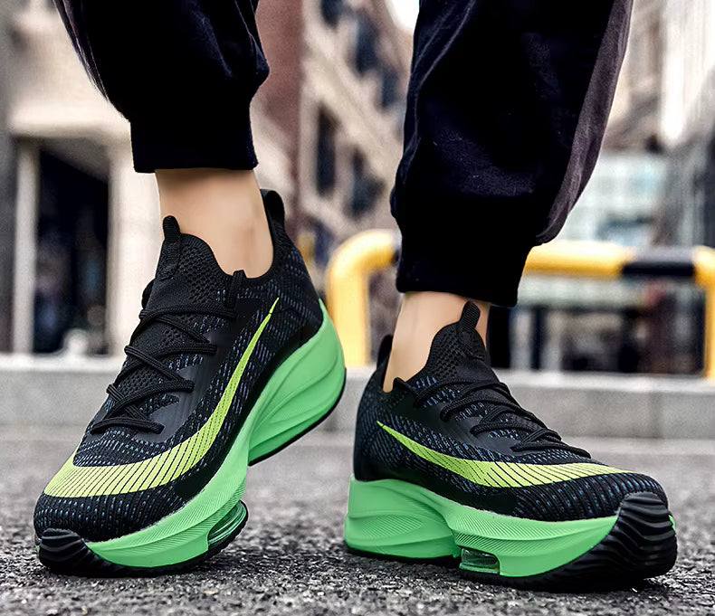 Casual Trainer Lace Up Race Breathable Sneakers Toe Cushioning Shoes