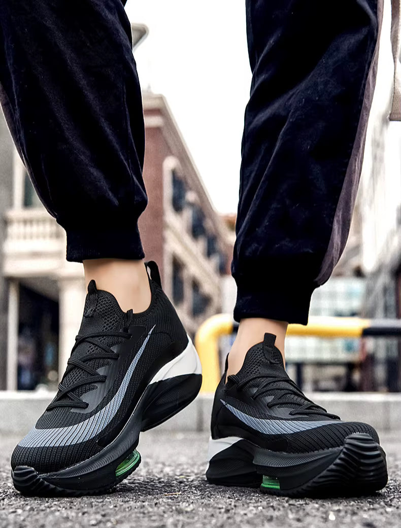 Casual Trainer Lace Up Race Breathable Sneakers Toe Cushioning Shoes